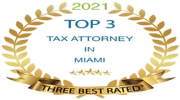 Top 3 Tax Attorney in Miami Badge