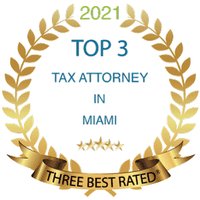 Top 3 Tax Attorney in Miami Badge