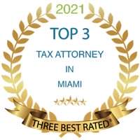 Top 3 Tax Attorney in Miami Badge